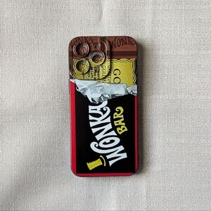 Wonka Bar Golden Ticket iPhone 14 Pro Max Plus Silicone Case NEW!